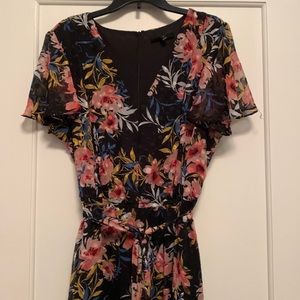 Lane Bryant Black Floral Dress-Size 20